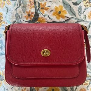 Coach Rambler Crossbody Red Apple